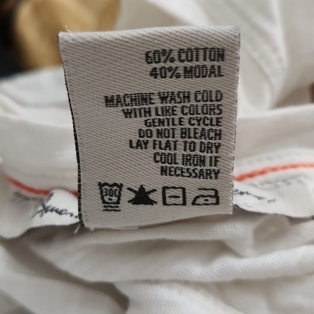 [American Rag] White Single Pocket Short Sleeve - Size L - Picture 4 of 9